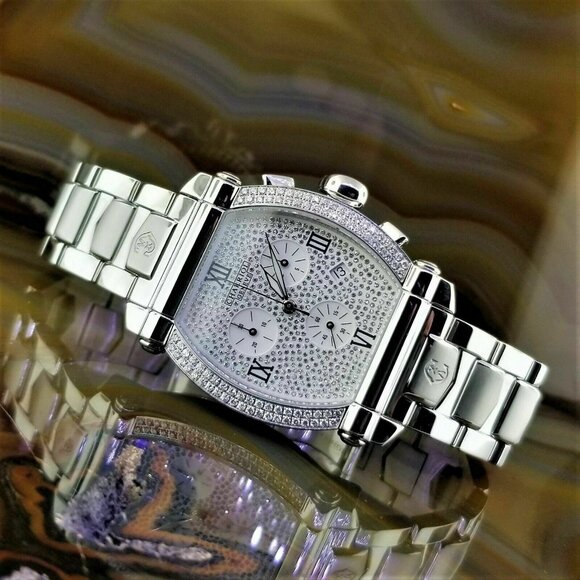Charriol Colvmbvs Diamond Chronograph Watch - Picture 1 of 10